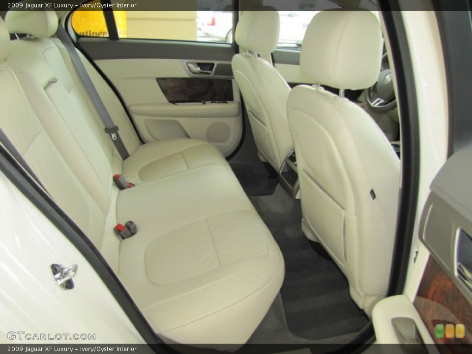 Ivory/Oyster Interior Rear Seat for the 2009 Jaguar XF Luxury #69212756