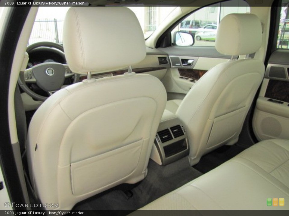 Ivory/Oyster Interior Rear Seat for the 2009 Jaguar XF Luxury #69212777