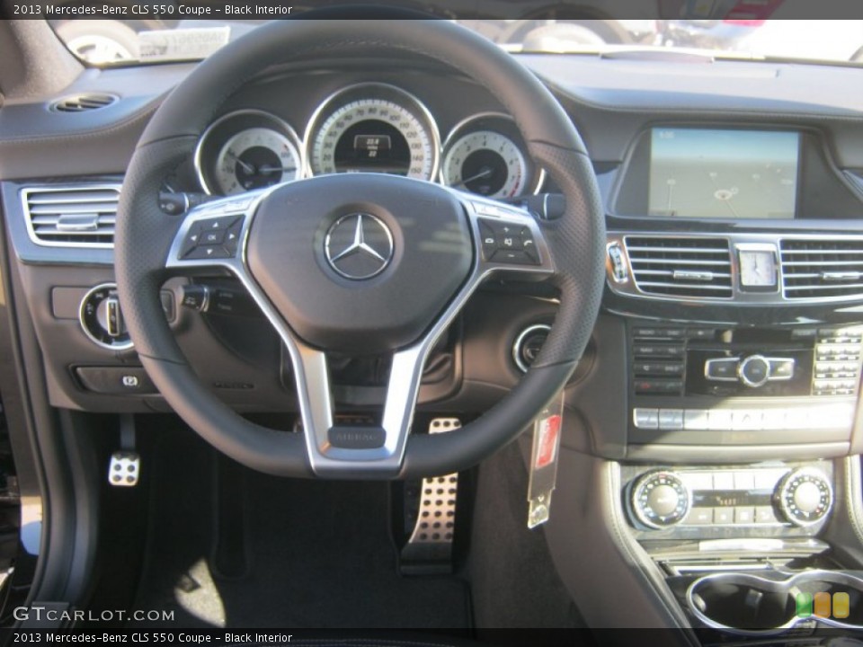 Black Interior Steering Wheel for the 2013 Mercedes-Benz CLS 550 Coupe #69216165