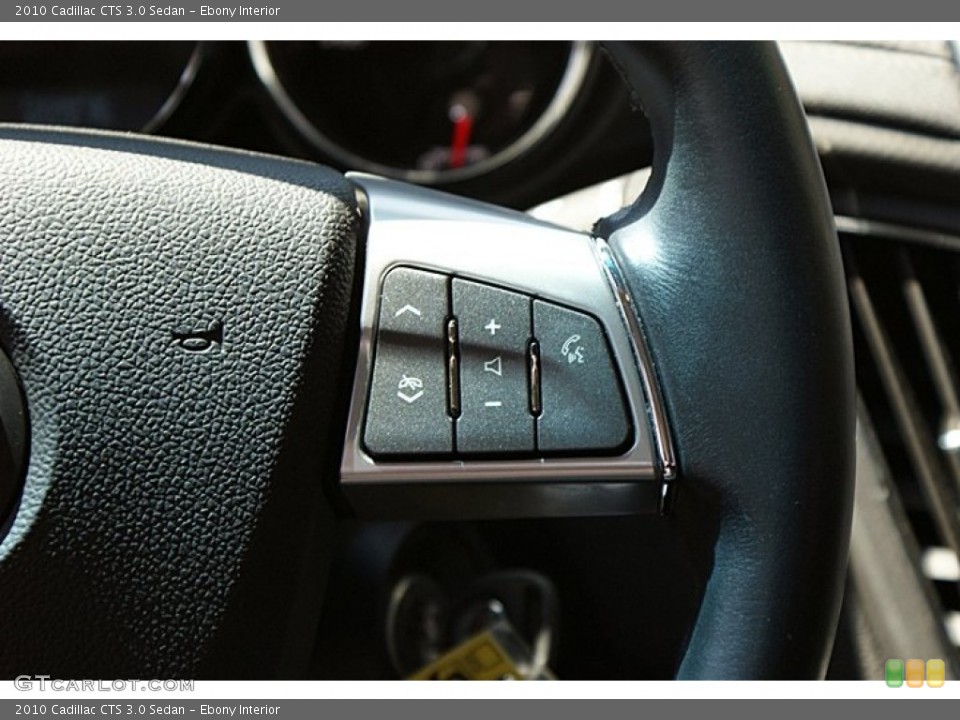 Ebony Interior Controls for the 2010 Cadillac CTS 3.0 Sedan #69216363