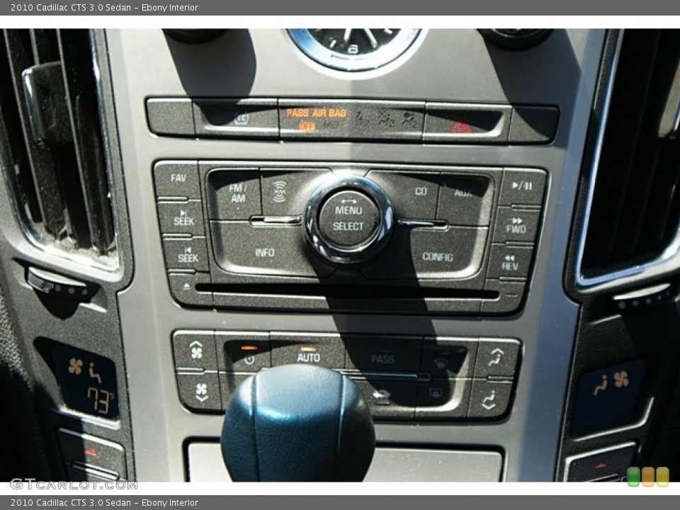 Ebony Interior Controls for the 2010 Cadillac CTS 3.0 Sedan #69216379