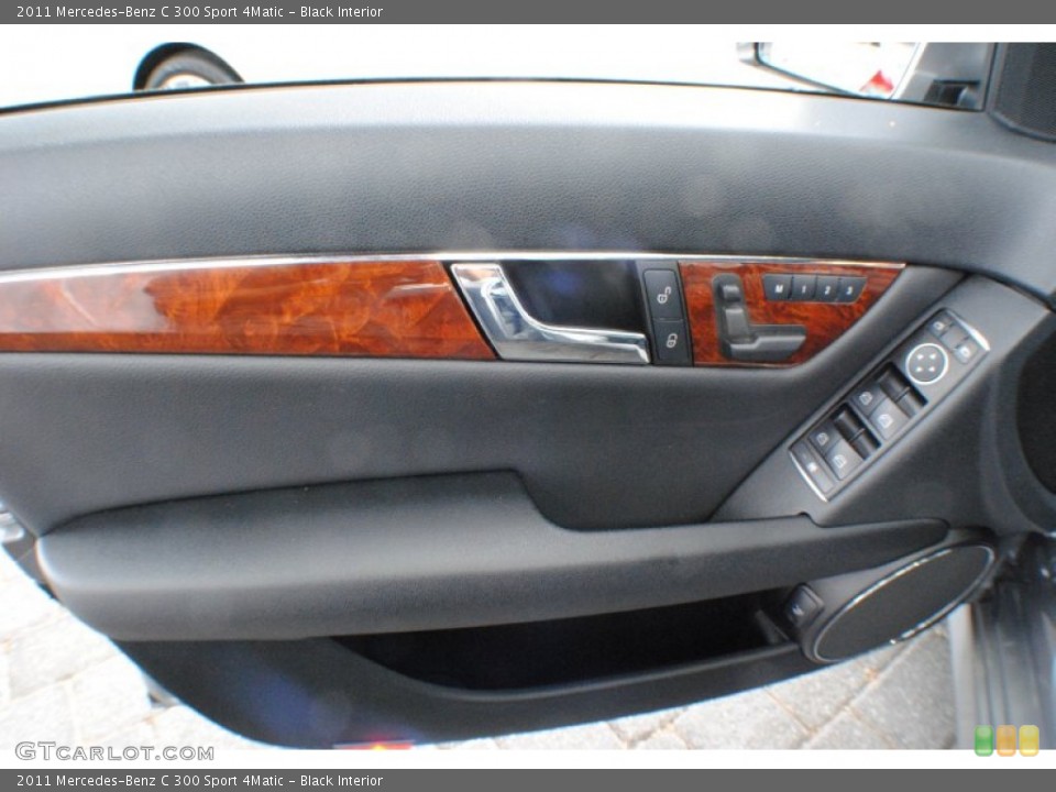 Black Interior Door Panel for the 2011 Mercedes-Benz C 300 Sport 4Matic #69217172