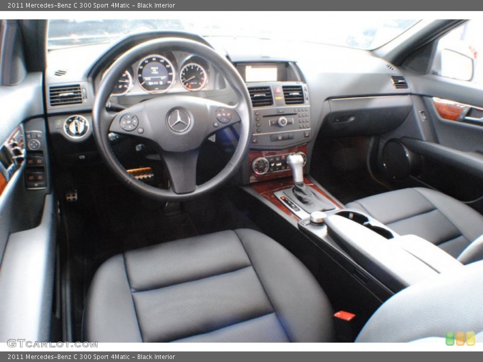 Black Interior Prime Interior for the 2011 Mercedes-Benz C 300 Sport 4Matic #69217209