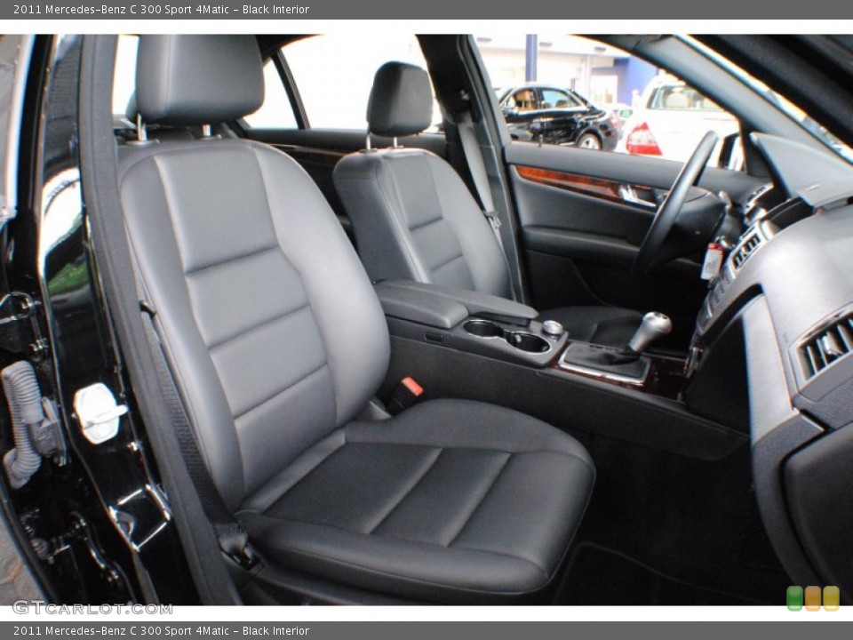 Black Interior Front Seat for the 2011 Mercedes-Benz C 300 Sport 4Matic #69217318