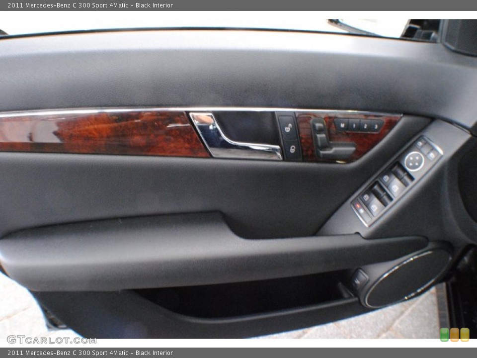 Black Interior Door Panel for the 2011 Mercedes-Benz C 300 Sport 4Matic #69217329