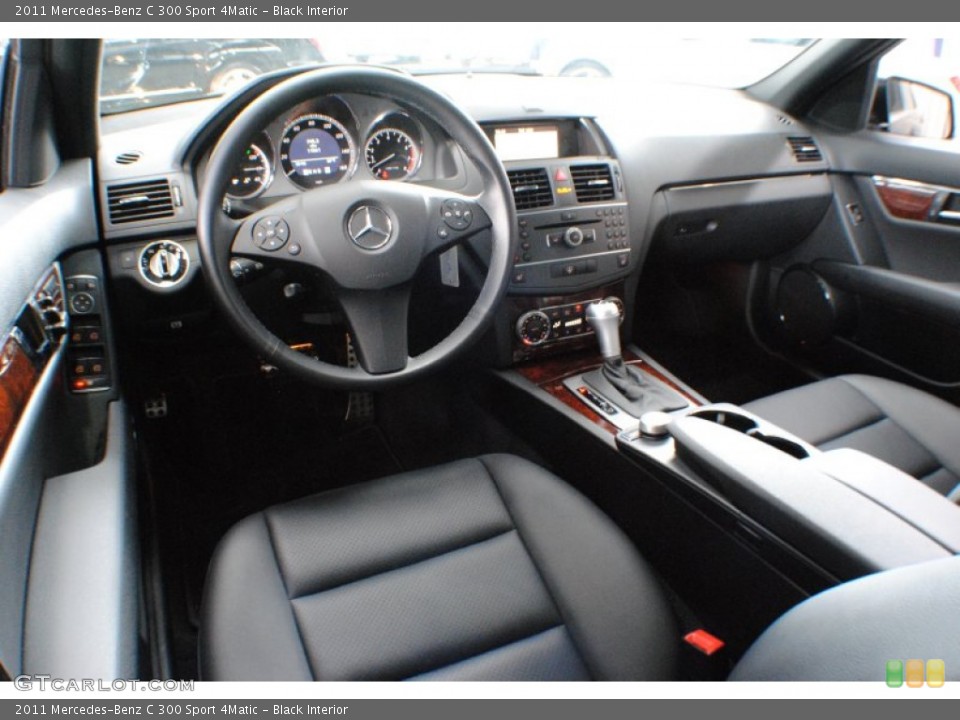 Black Interior Prime Interior for the 2011 Mercedes-Benz C 300 Sport 4Matic #69217365