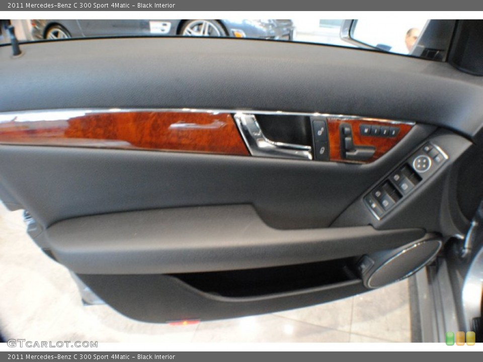 Black Interior Door Panel for the 2011 Mercedes-Benz C 300 Sport 4Matic #69217485