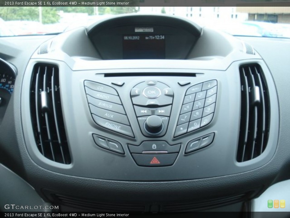 Medium Light Stone Interior Controls for the 2013 Ford Escape SE 1.6L EcoBoost 4WD #69218130