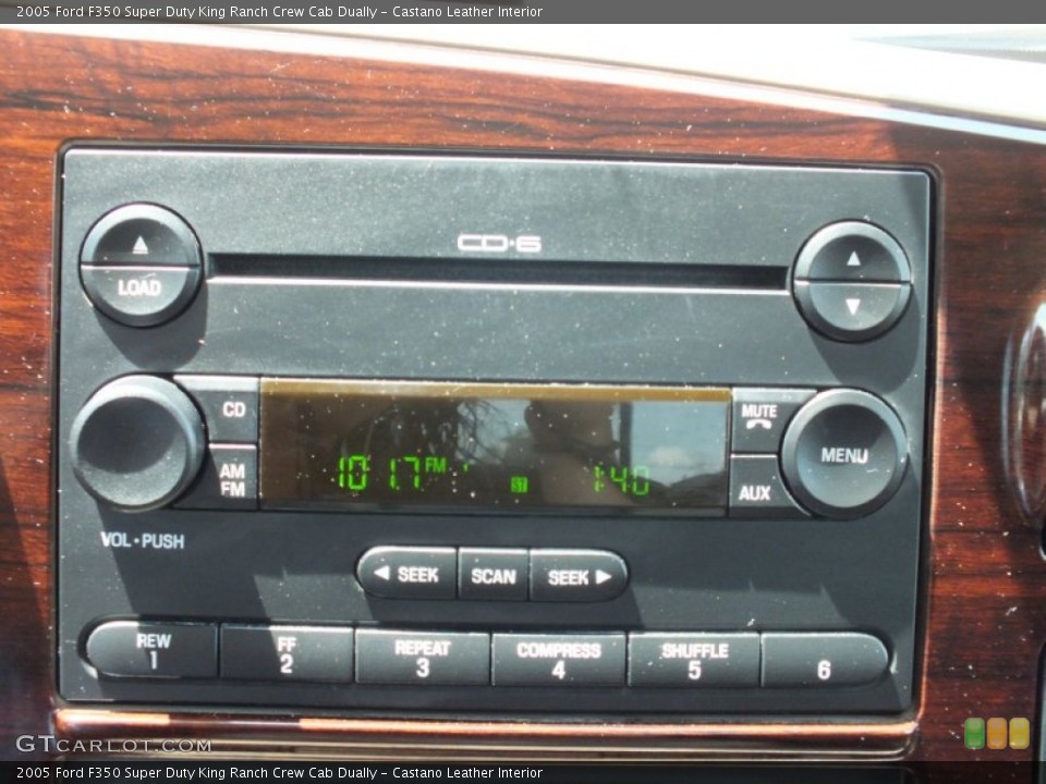 Castano Leather Interior Audio System for the 2005 Ford F350 Super Duty King Ranch Crew Cab Dually #69218268