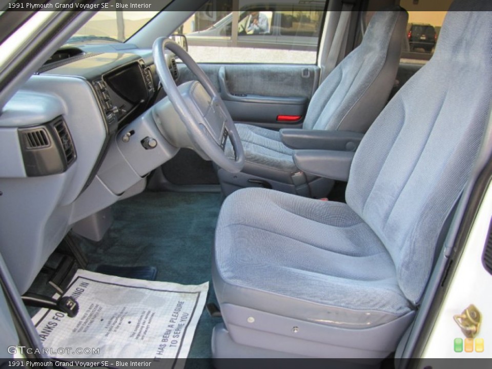 Blue Interior Photo for the 1991 Plymouth Grand Voyager SE #69218412