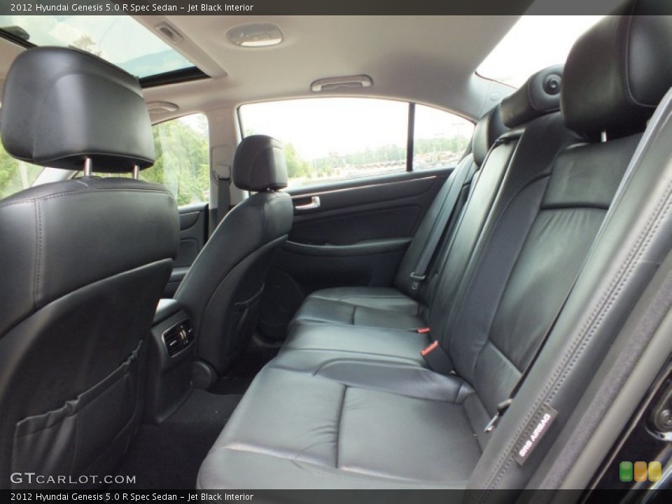 Jet Black Interior Photo for the 2012 Hyundai Genesis 5.0 R Spec Sedan #69218775