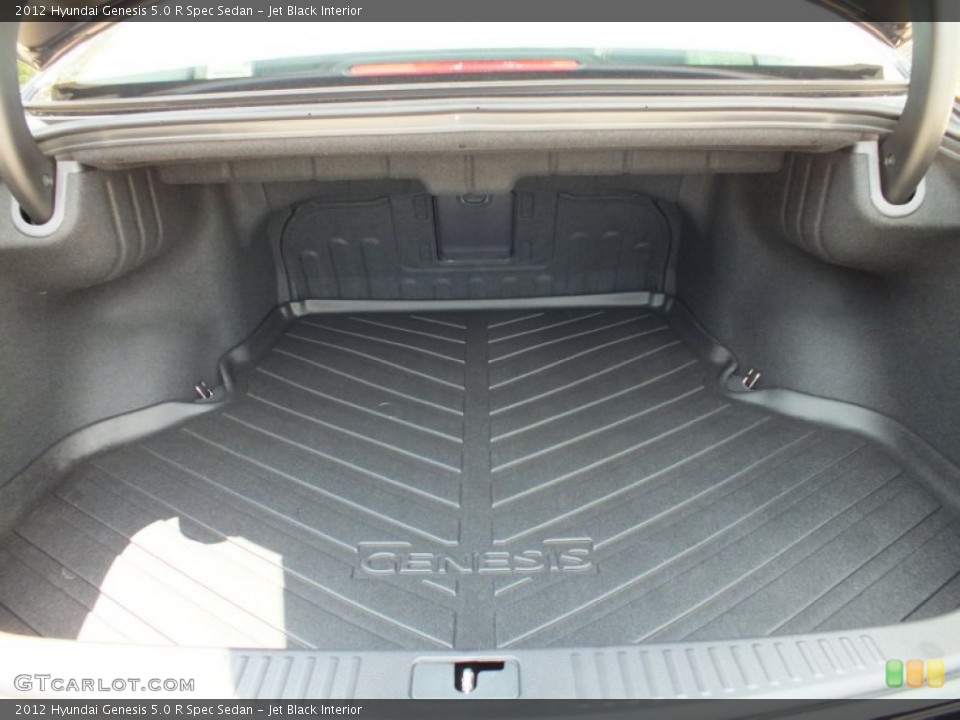 Jet Black Interior Trunk for the 2012 Hyundai Genesis 5.0 R Spec Sedan #69218838