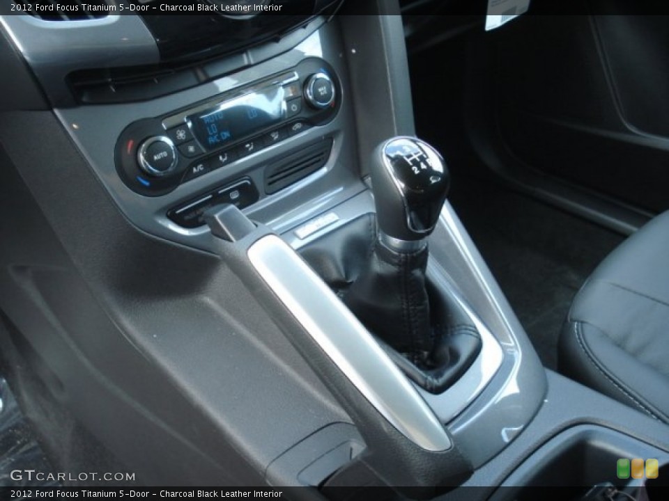Charcoal Black Leather Interior Transmission for the 2012 Ford Focus Titanium 5-Door #69218916