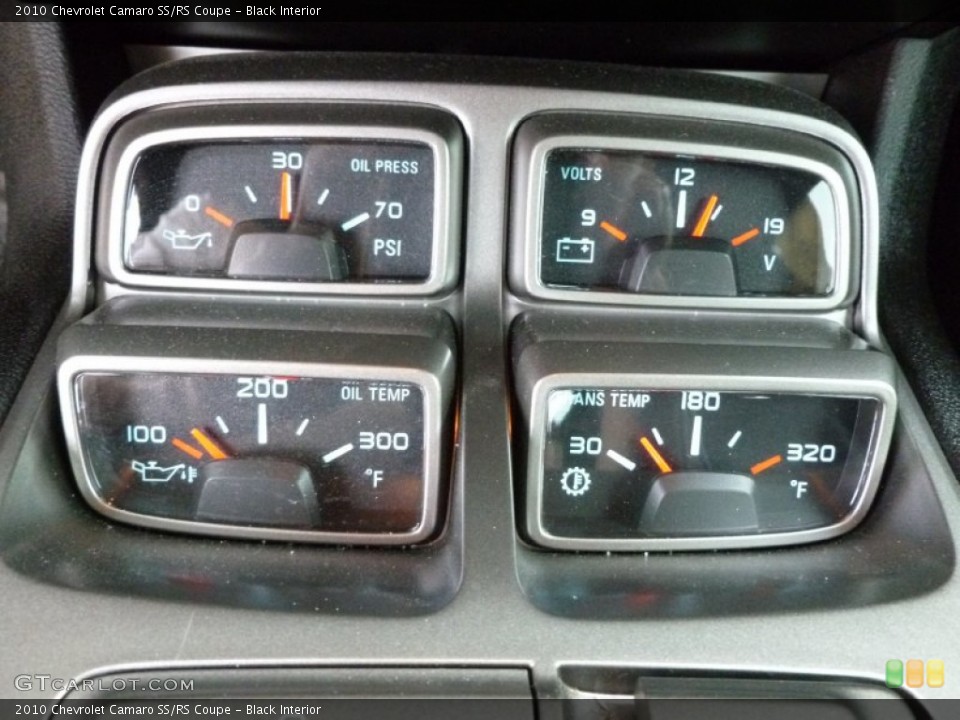 Black Interior Gauges for the 2010 Chevrolet Camaro SS/RS Coupe #69219285