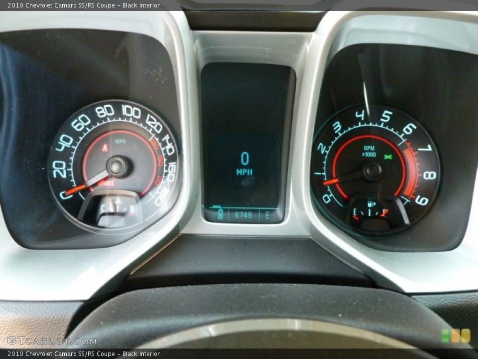 Black Interior Gauges for the 2010 Chevrolet Camaro SS/RS Coupe #69219303