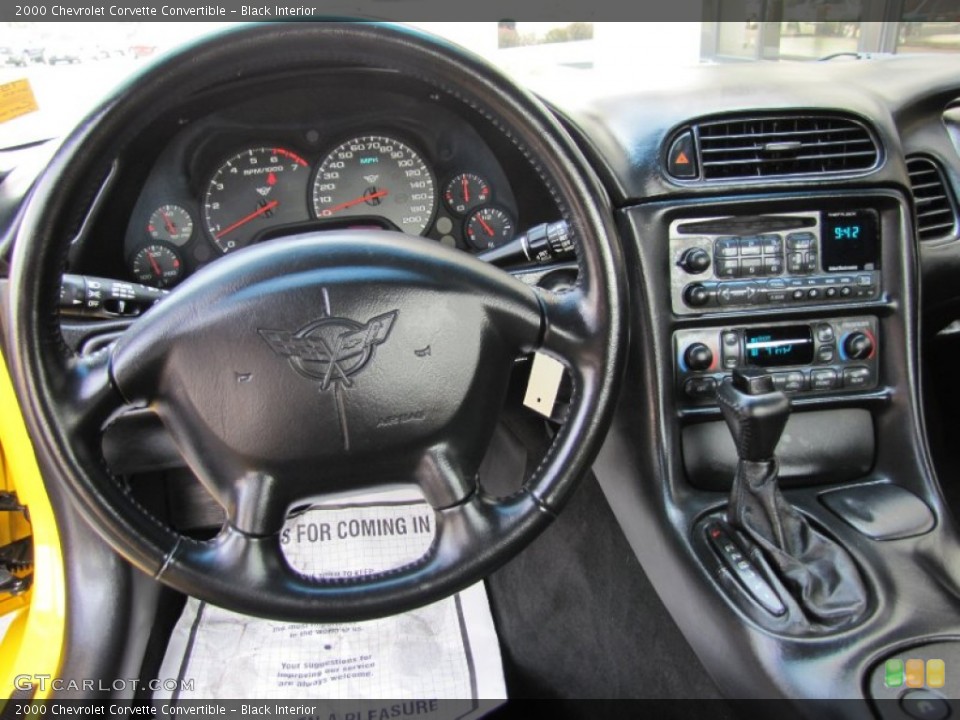 Black Interior Dashboard for the 2000 Chevrolet Corvette Convertible #69219357