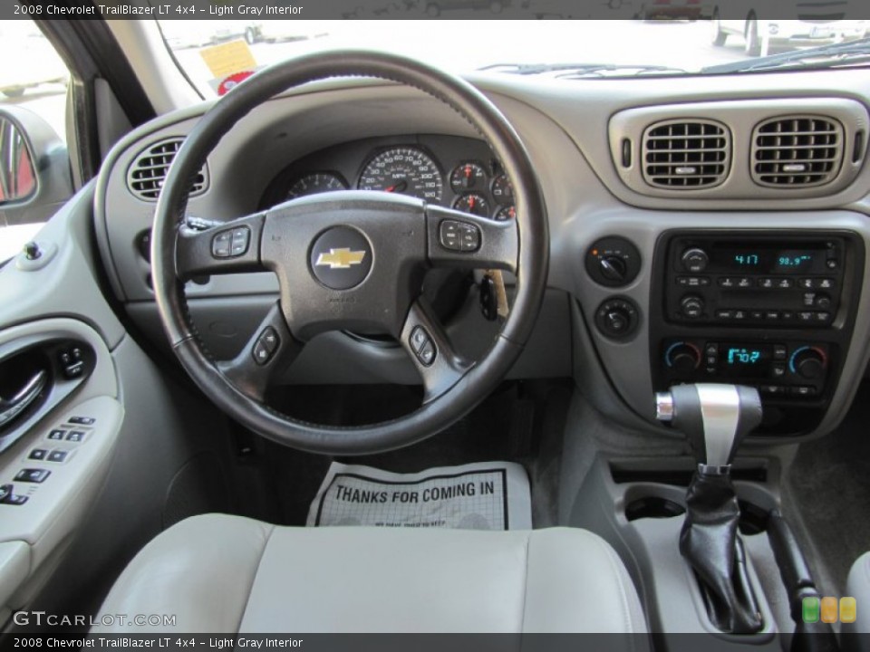 Light Gray Interior Dashboard for the 2008 Chevrolet TrailBlazer LT 4x4 #69219579