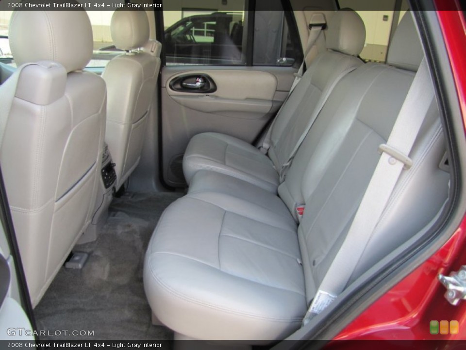 Light Gray Interior Rear Seat for the 2008 Chevrolet TrailBlazer LT 4x4 #69219726