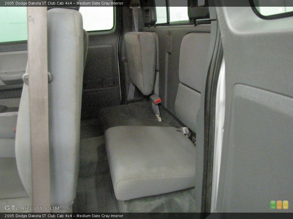 Medium Slate Gray Interior Rear Seat for the 2005 Dodge Dakota ST Club Cab 4x4 #69223332