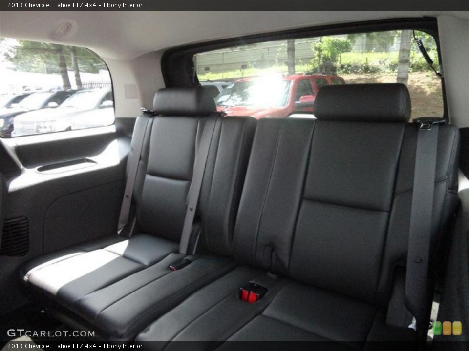Ebony Interior Rear Seat for the 2013 Chevrolet Tahoe LTZ 4x4 #69224856