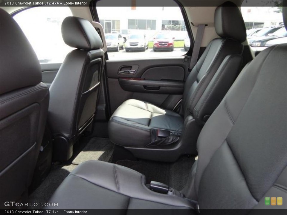 Ebony Interior Rear Seat for the 2013 Chevrolet Tahoe LTZ 4x4 #69224865