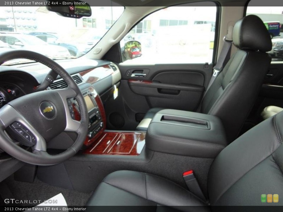 Ebony Interior Front Seat for the 2013 Chevrolet Tahoe LTZ 4x4 #69224875