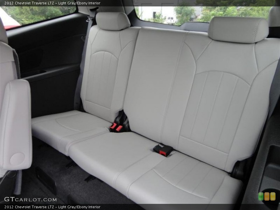 Light Gray/Ebony Interior Rear Seat for the 2012 Chevrolet Traverse LTZ #69225006