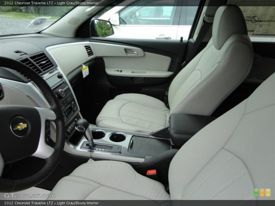 Light Gray/Ebony Interior Front Seat for the 2012 Chevrolet Traverse LTZ #69225021