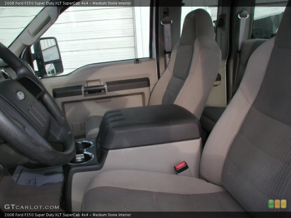 Medium Stone Interior Front Seat for the 2008 Ford F350 Super Duty XLT SuperCab 4x4 #69227379