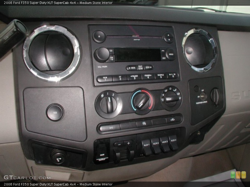 Medium Stone Interior Controls for the 2008 Ford F350 Super Duty XLT SuperCab 4x4 #69227397