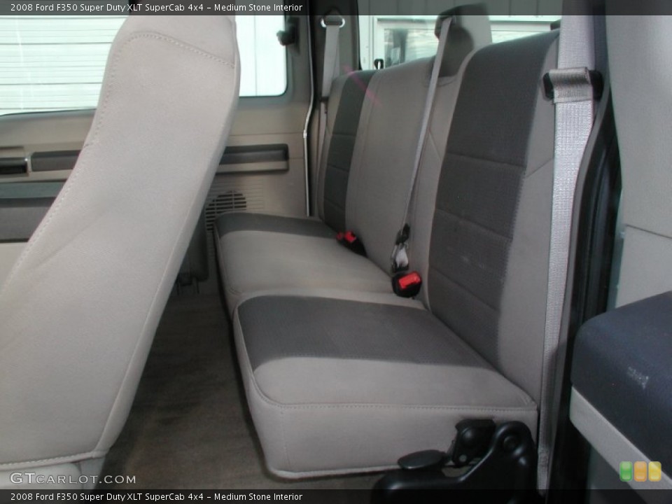 Medium Stone Interior Rear Seat for the 2008 Ford F350 Super Duty XLT SuperCab 4x4 #69227424
