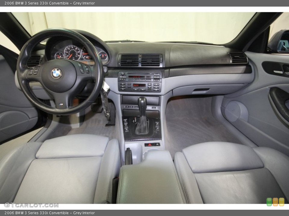 Grey Interior Dashboard for the 2006 BMW 3 Series 330i Convertible #69228597