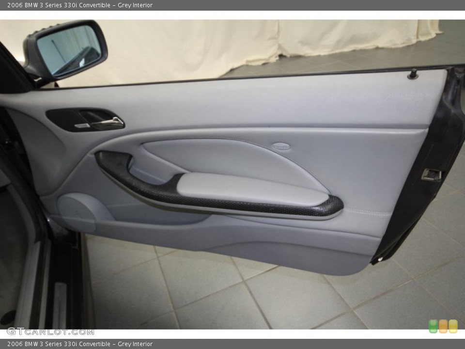 Grey Interior Door Panel for the 2006 BMW 3 Series 330i Convertible #69228840