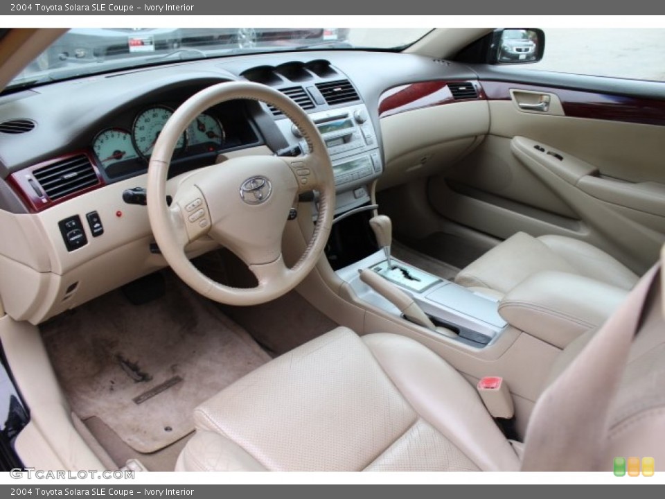 Ivory 2004 Toyota Solara Interiors