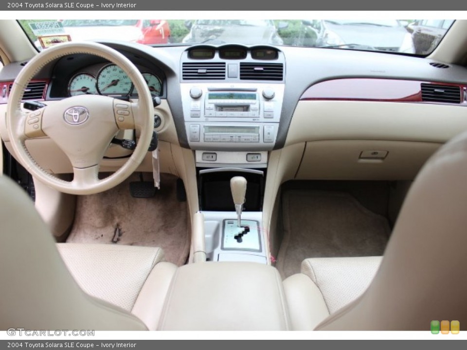 Ivory Interior Dashboard for the 2004 Toyota Solara SLE Coupe #69228912