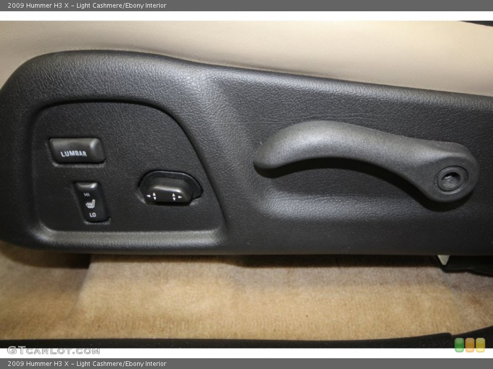 Light Cashmere/Ebony Interior Controls for the 2009 Hummer H3 X #69229752