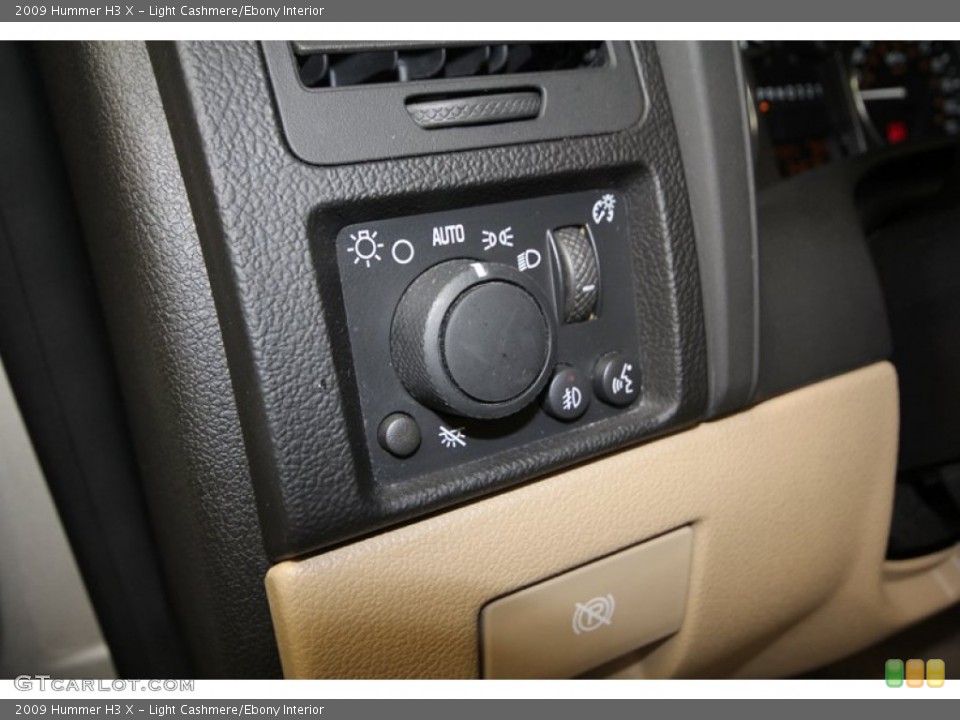 Light Cashmere/Ebony Interior Controls for the 2009 Hummer H3 X #69229824