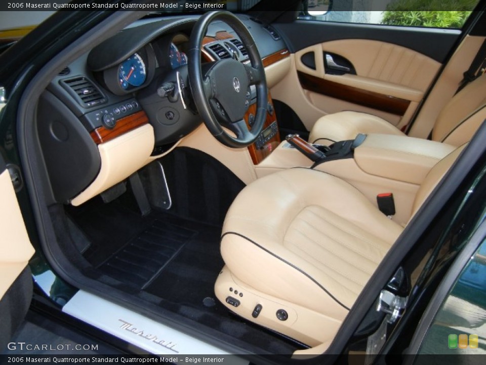 Beige 2006 Maserati Quattroporte Interiors