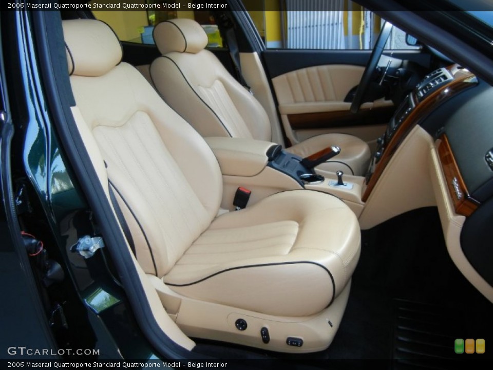 Beige Interior Front Seat for the 2006 Maserati Quattroporte  #69230169