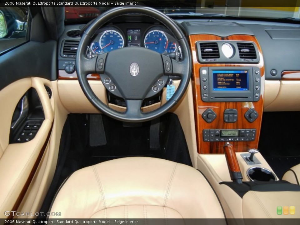 Beige Interior Dashboard for the 2006 Maserati Quattroporte  #69230187