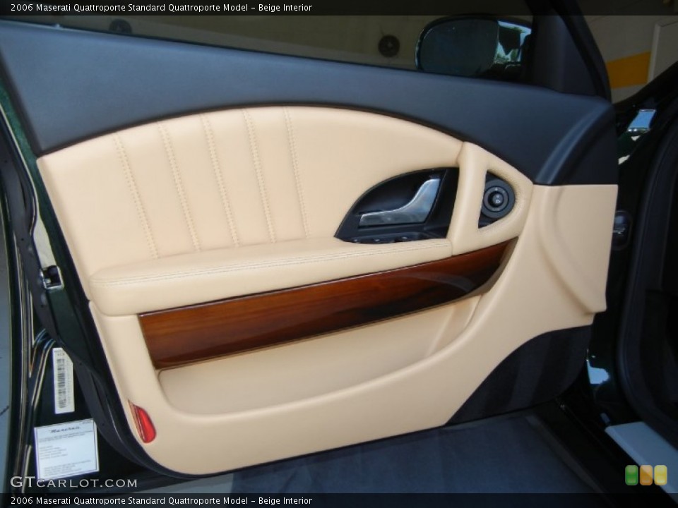 Beige Interior Door Panel for the 2006 Maserati Quattroporte  #69230361