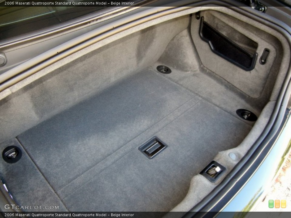 Beige Interior Trunk for the 2006 Maserati Quattroporte  #69230398