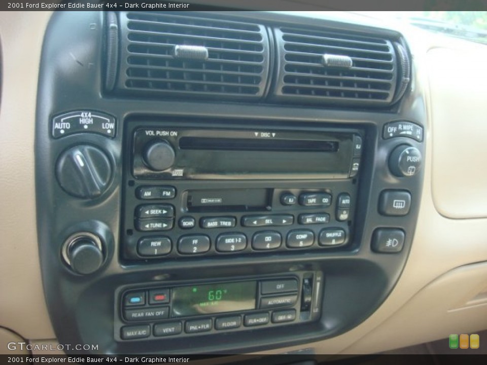 Dark Graphite Interior Controls for the 2001 Ford Explorer Eddie Bauer 4x4 #69230670