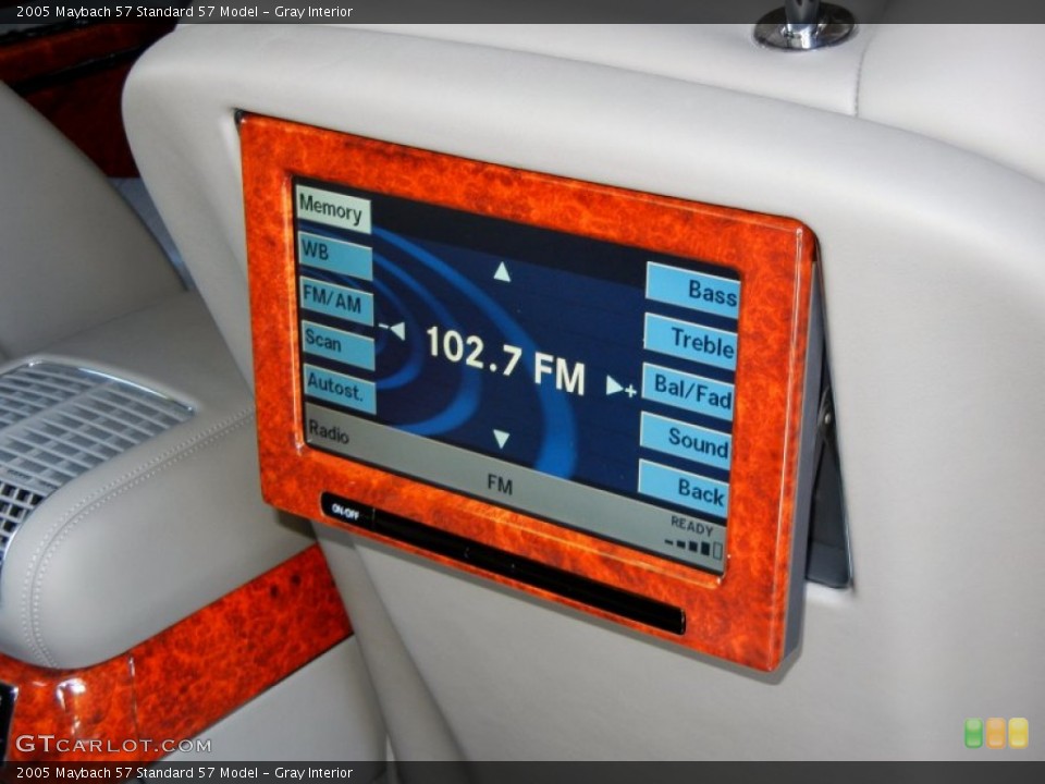Gray Interior Audio System for the 2005 Maybach 57  #69231015