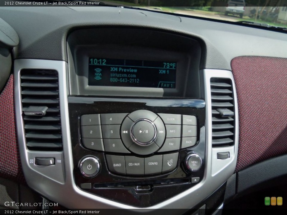 Jet Black/Sport Red Interior Controls for the 2012 Chevrolet Cruze LT #69231273