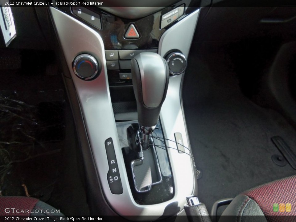 Jet Black/Sport Red Interior Transmission for the 2012 Chevrolet Cruze LT #69231291