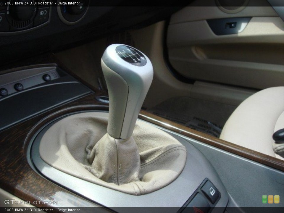 Beige Interior Transmission for the 2003 BMW Z4 3.0i Roadster #69231807