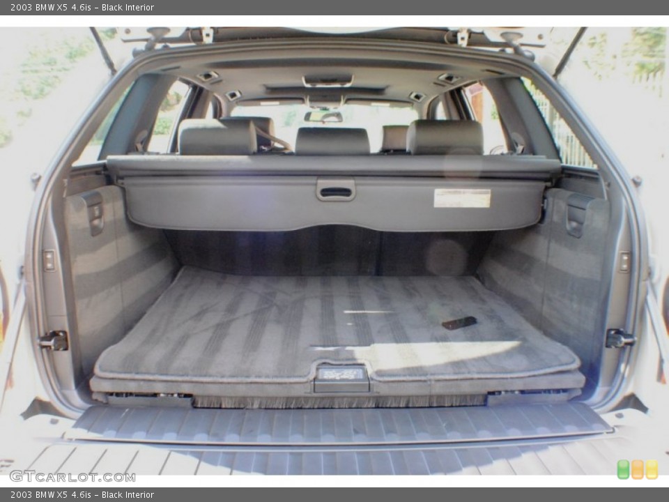 Black Interior Trunk for the 2003 BMW X5 4.6is #69233388