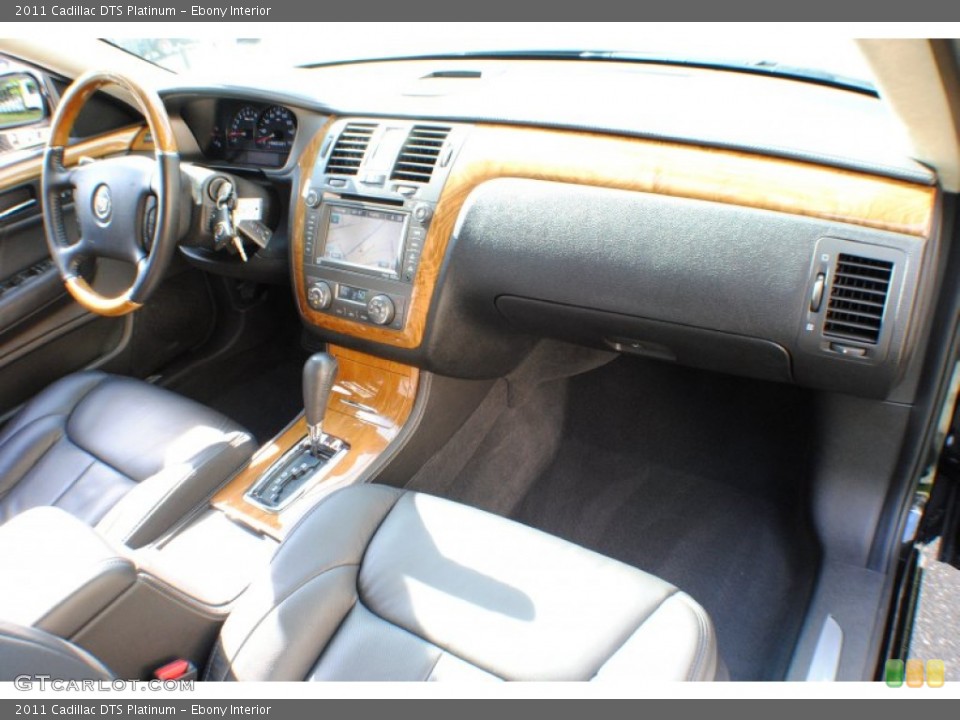 Ebony Interior Dashboard for the 2011 Cadillac DTS Platinum #69233807