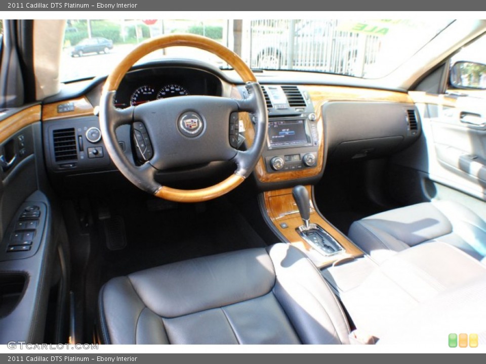Ebony Interior Prime Interior for the 2011 Cadillac DTS Platinum #69233949